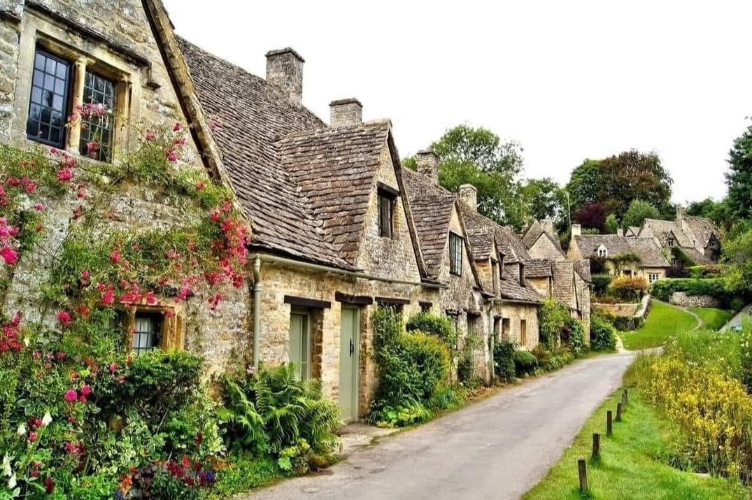 Arlington Row cottage gardens