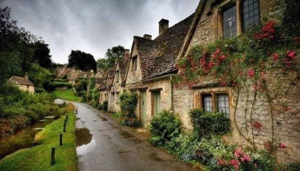 Bibury in blossom this April